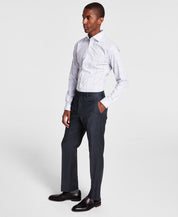 Michael Kors Mens Classic fit Wool Dress Pants 42 / 32 Charcoal  Gray Solid