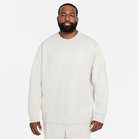 Nike Mens Regular fit Crewneck Sweatshirt XXXXL White Solid
