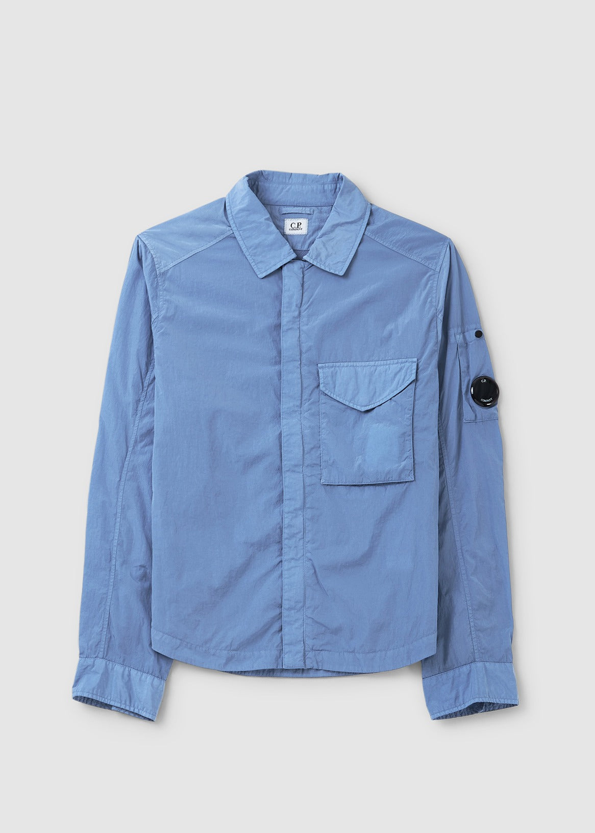 CP COMPANY Mens Chrome-R Overshirt Jacket Small Blue