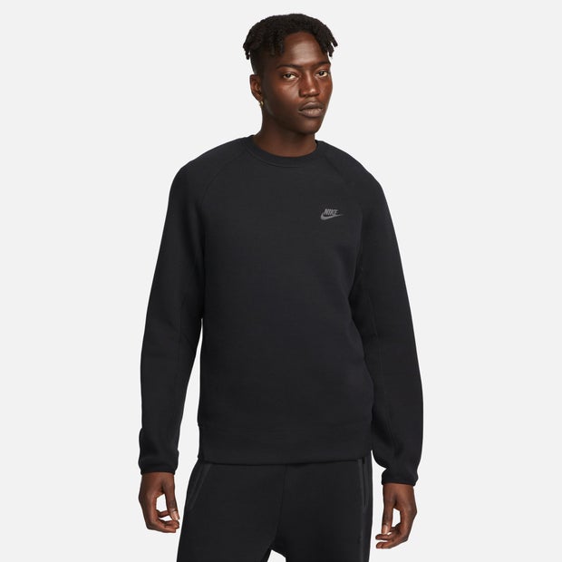 Nike Mens Sportswear Tech Fleece Crewneck Sweatshirt Black Large