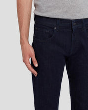 7 for All Mankind Mens Straight Fit Jeans Size 38 Key Dark Blue