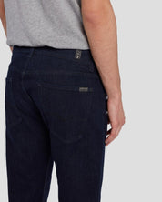 7 for All Mankind Mens Straight Fit Jeans Size 38 Key Dark Blue