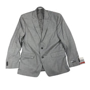 Perry Ellis Portfolio Mens Modern fit Suit Jacket Blazer 38 R Light Grey Stretch