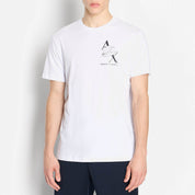 AX Armani Exchange Mens Slim Fit Short Sleeve Crewneck T Shirt  White 2XL