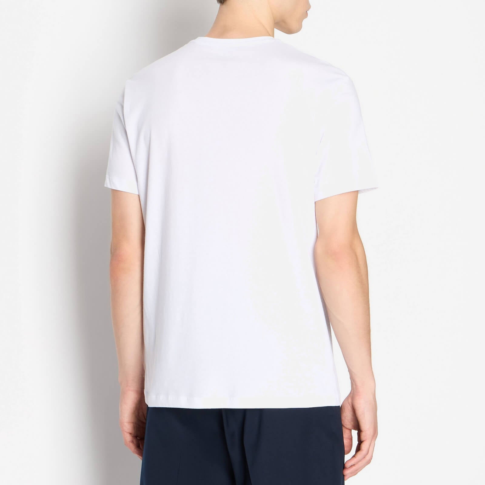 AX Armani Exchange Mens Slim Fit Short Sleeve Crewneck T Shirt  White 2XL