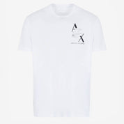 AX Armani Exchange Mens Slim Fit Short Sleeve Crewneck T Shirt  White 2XL