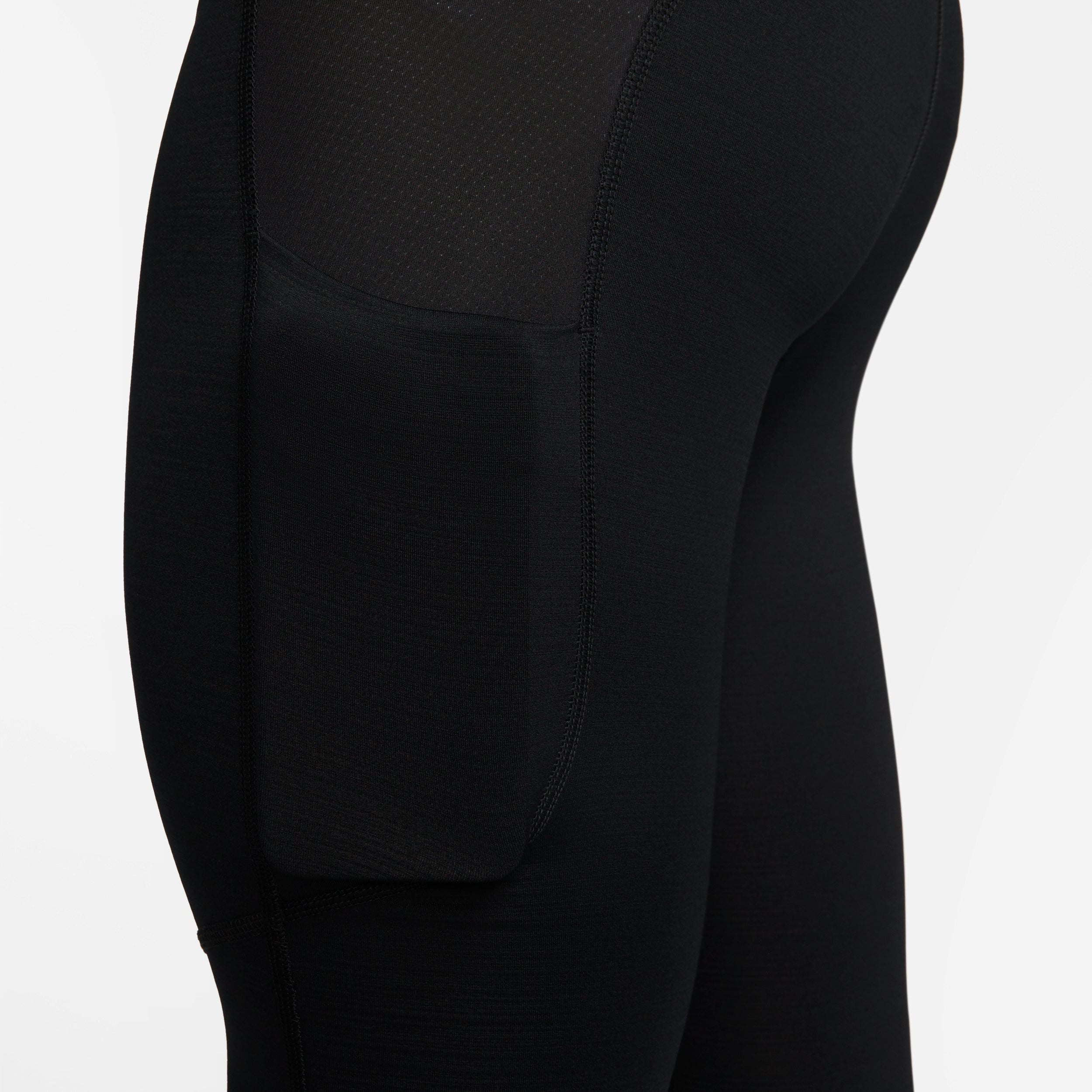 Nike Pro Warm Men's Fitness Workout Athletic Tights Pants Black White Small