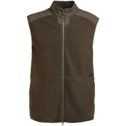Barbour Men's Country Full Zip Fleece Vest Olive Green Medium