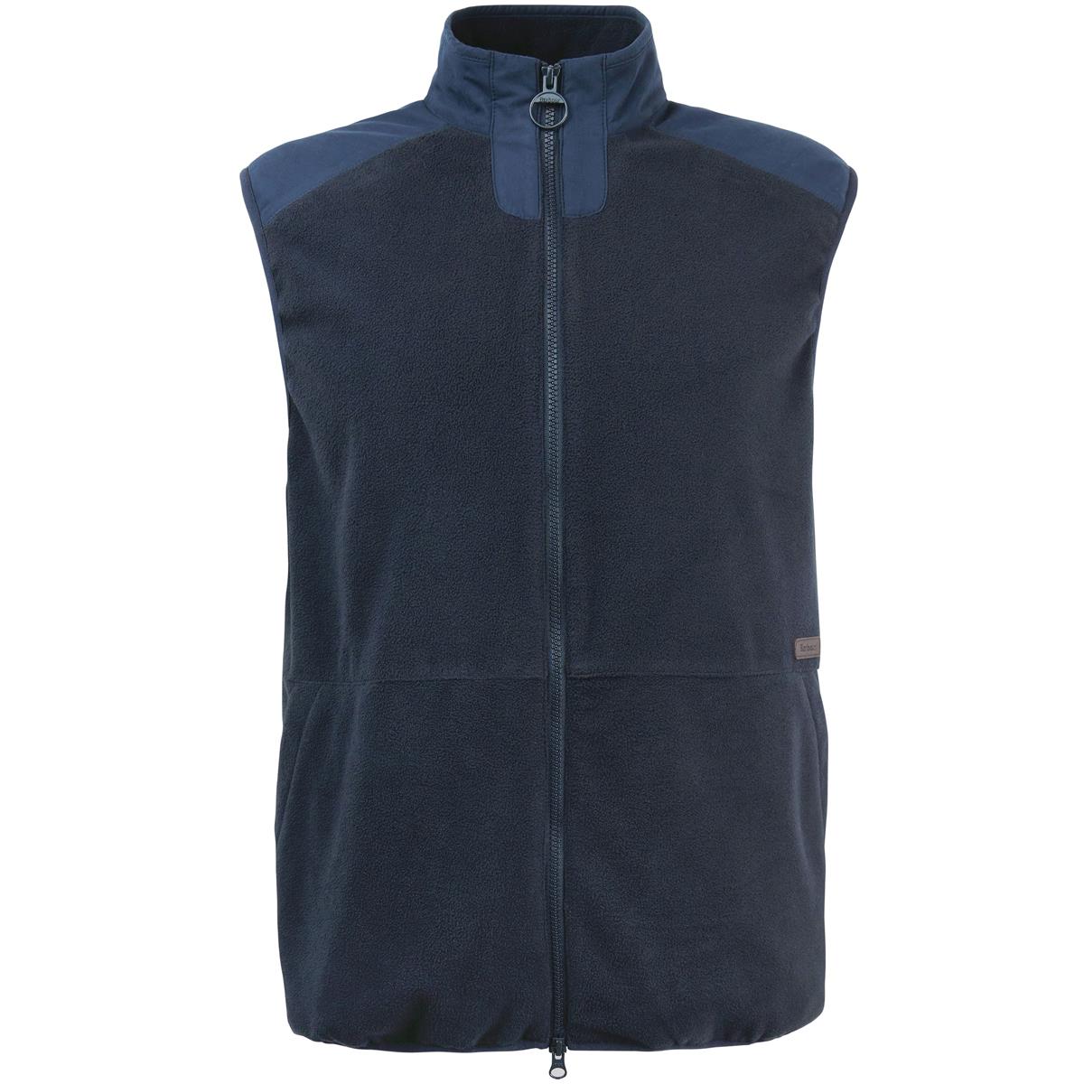 Barbour Men's Country Full Zip Fleece Vest Blue 2XL