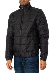 G Star Men's Meefic Quilted Puffer Jacket Medium Black