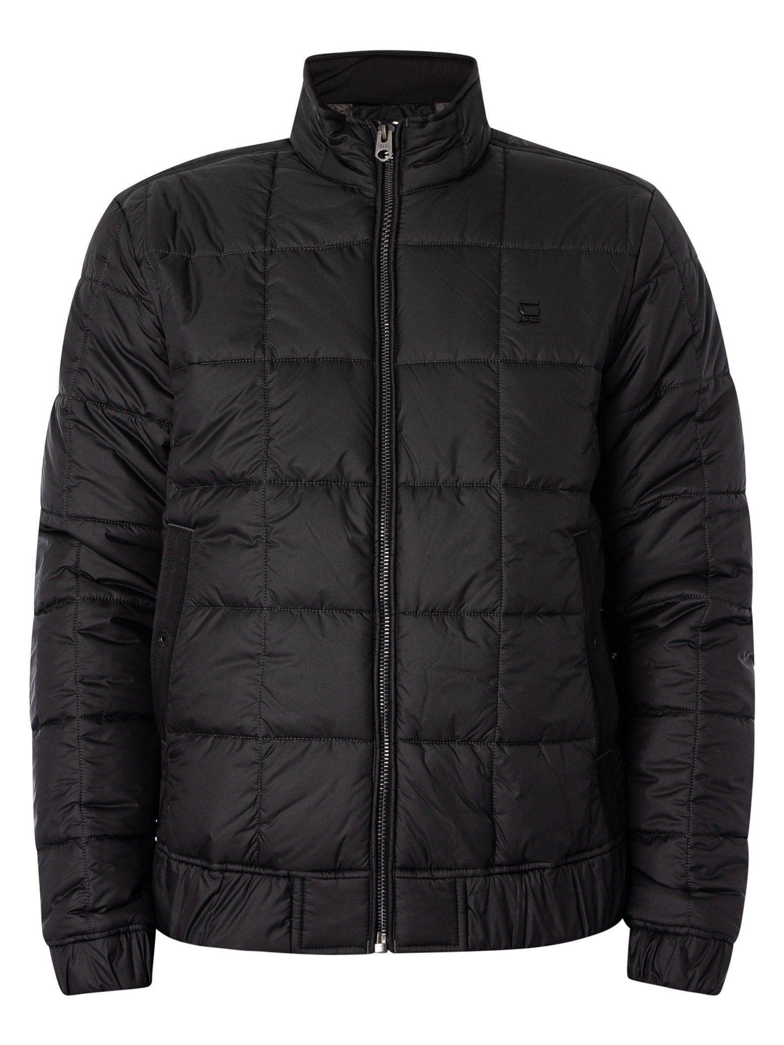 G Star Men's Meefic Quilted Puffer Jacket Medium Black