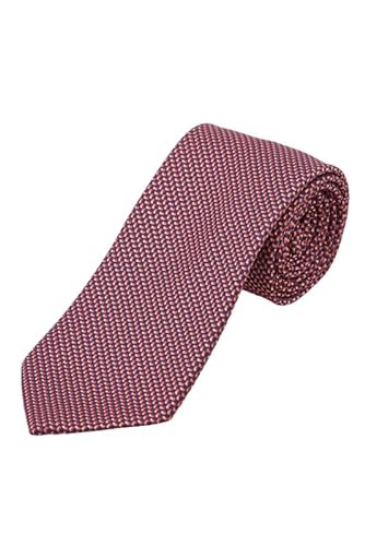 Perry Ellis Men Regular fit Tie Necktie One Size Red Harding Micro