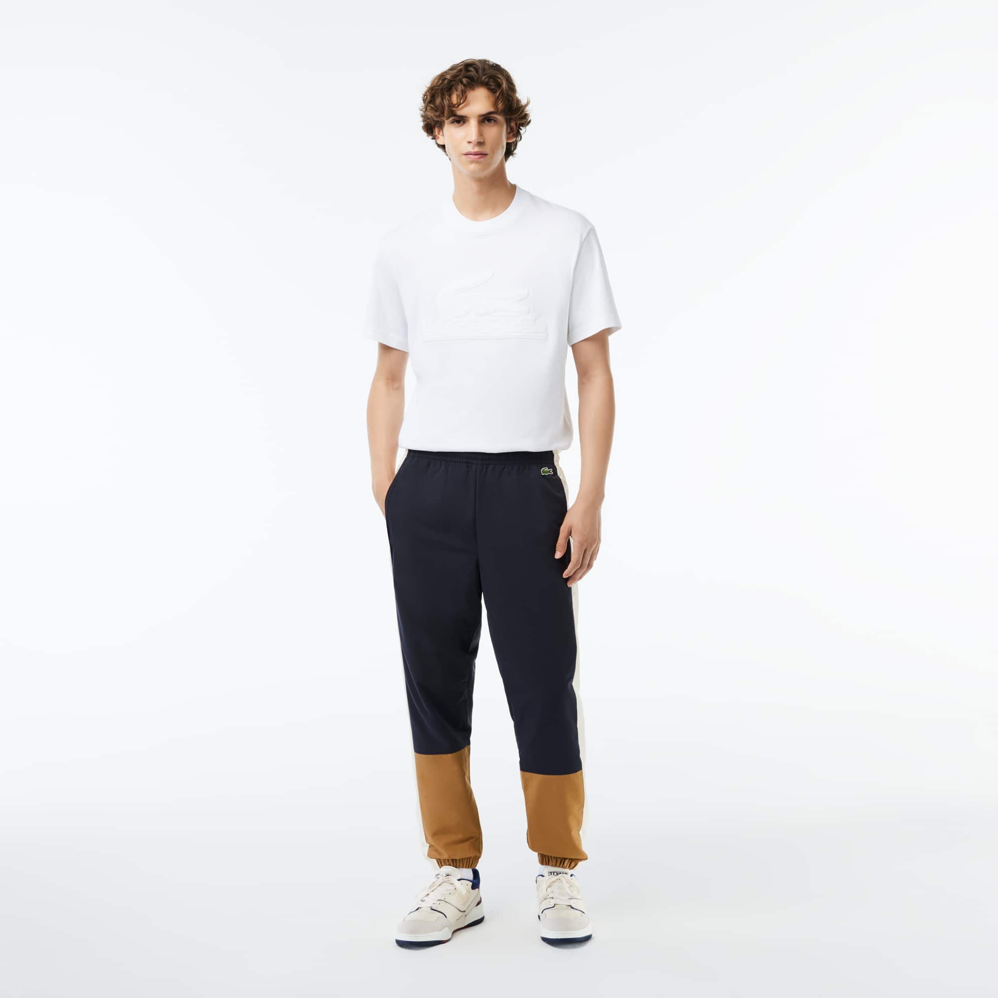 Lacoste MensColor Blocked Tracksuit Pants Blue 2XL