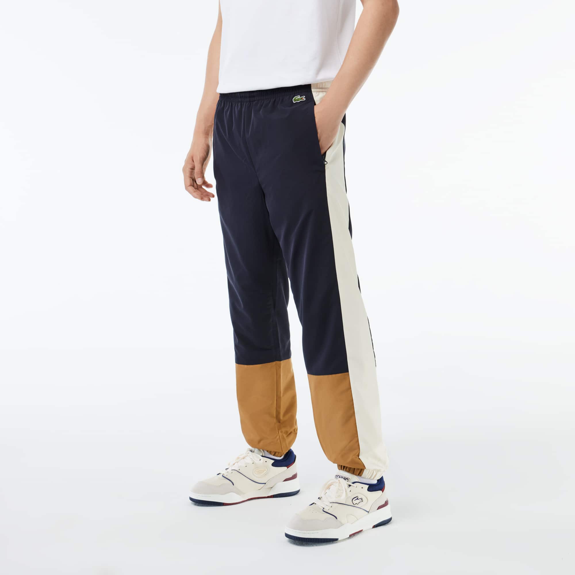 Lacoste MensColor Blocked Tracksuit Pants Blue 2XL