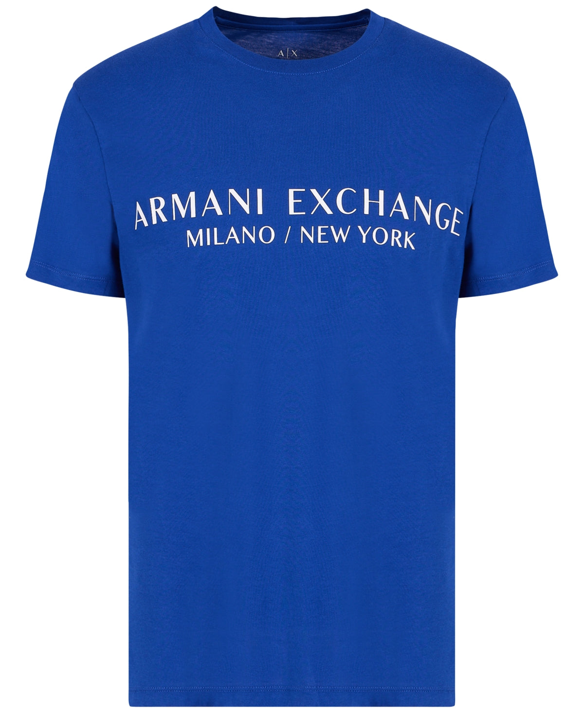 AX Armani Exchange Mens Milano New York Logo T Shirt Blue XXL 2XL