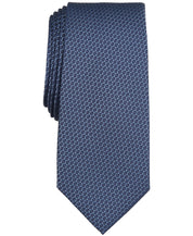 Alfani Men's Tie Toledo Mini Geo Necktie Denim Blue