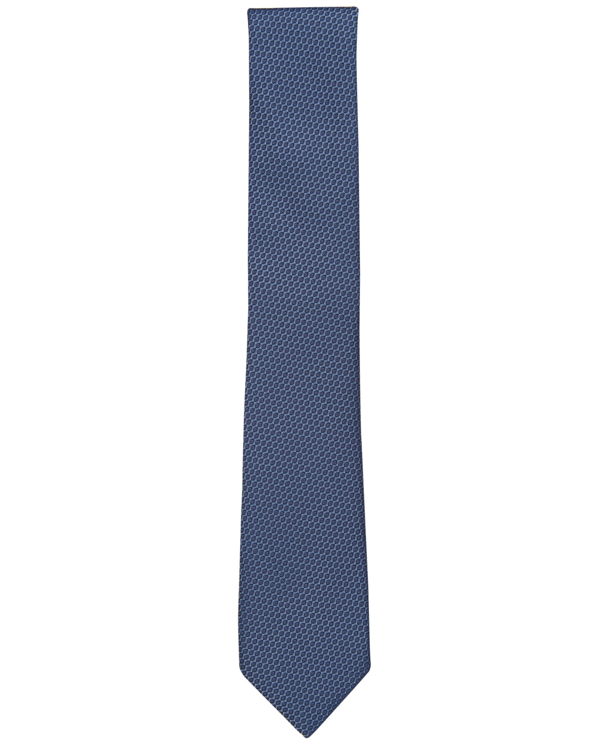 Alfani Men's Tie Toledo Mini Geo Necktie Denim Blue