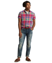 Polo Ralph Lauren Men's Classic Fit Plaid Oxford Button Down Shirt Red Small