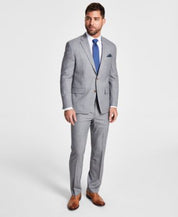 Lauren Ralph Lauren Men's Ultraflex Classic Fit Suit Pants White Black 30 X 30