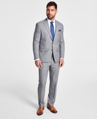 Lauren Ralph Lauren Men's Ultraflex Classic Fit Suit Pants White Black 30 X 30