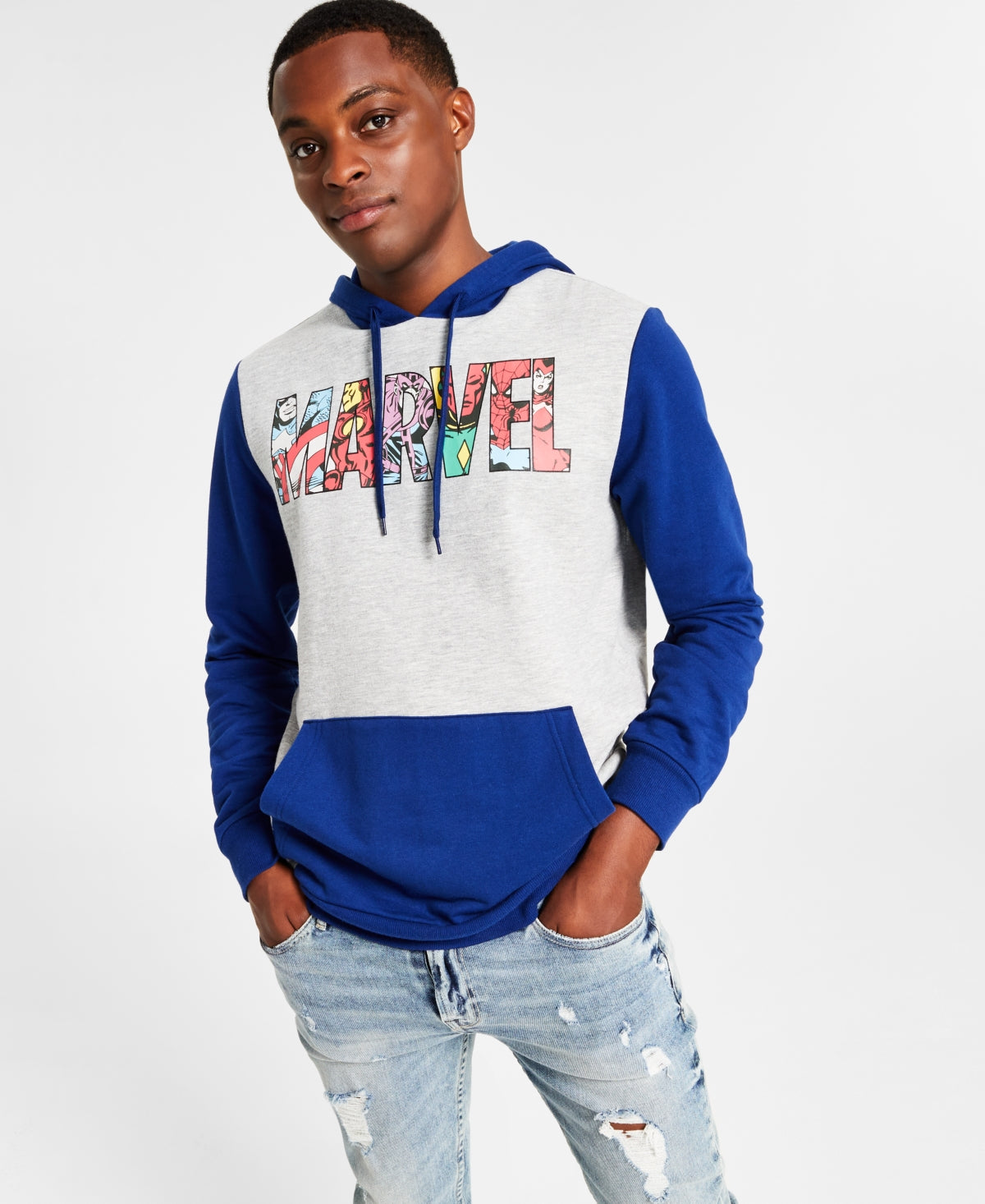 Hybrid Mens Regular fit Hoodie Sweatshirt XXL Grey Solid