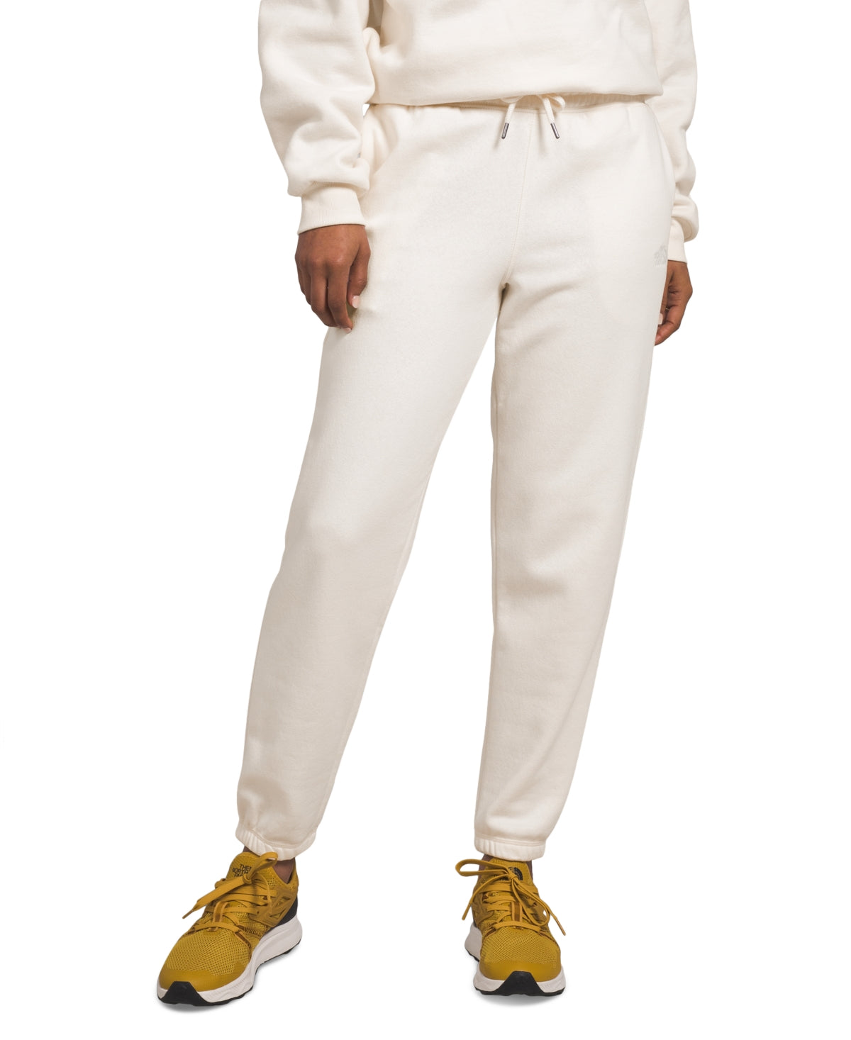 The North Face Women Regular fit Sweatpants Fleece Pants XXL White Solid