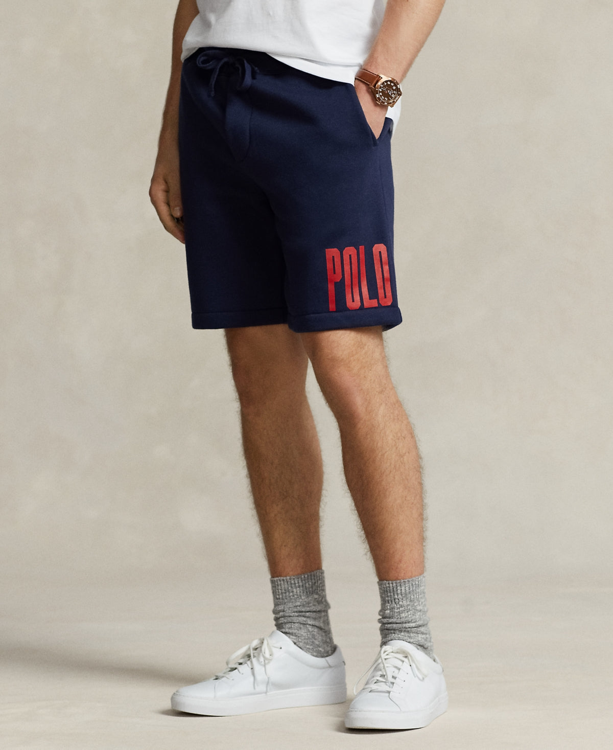 Polo Ralph Lauren Men's Classic Fit Logo Fleece Shorts Cruise Navy Medium