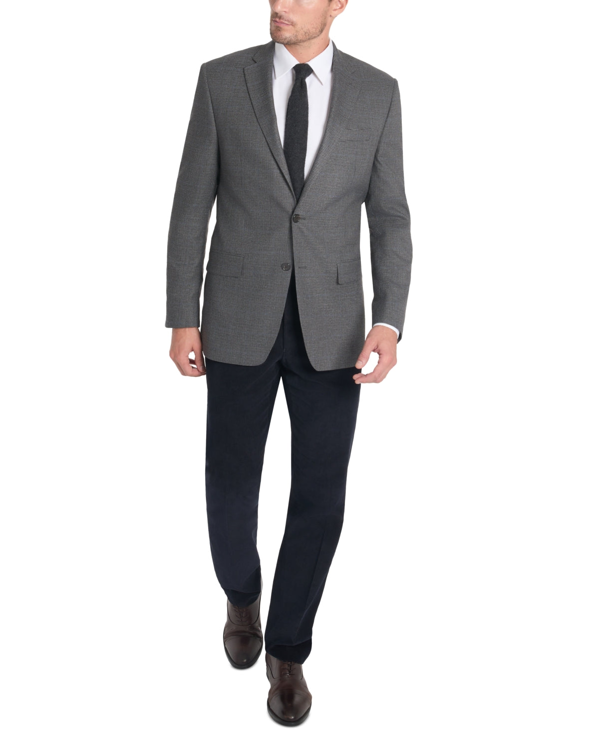 Lauren Ralph Lauren Men's Grey Classic Fit Sport Coat Blazer 44R