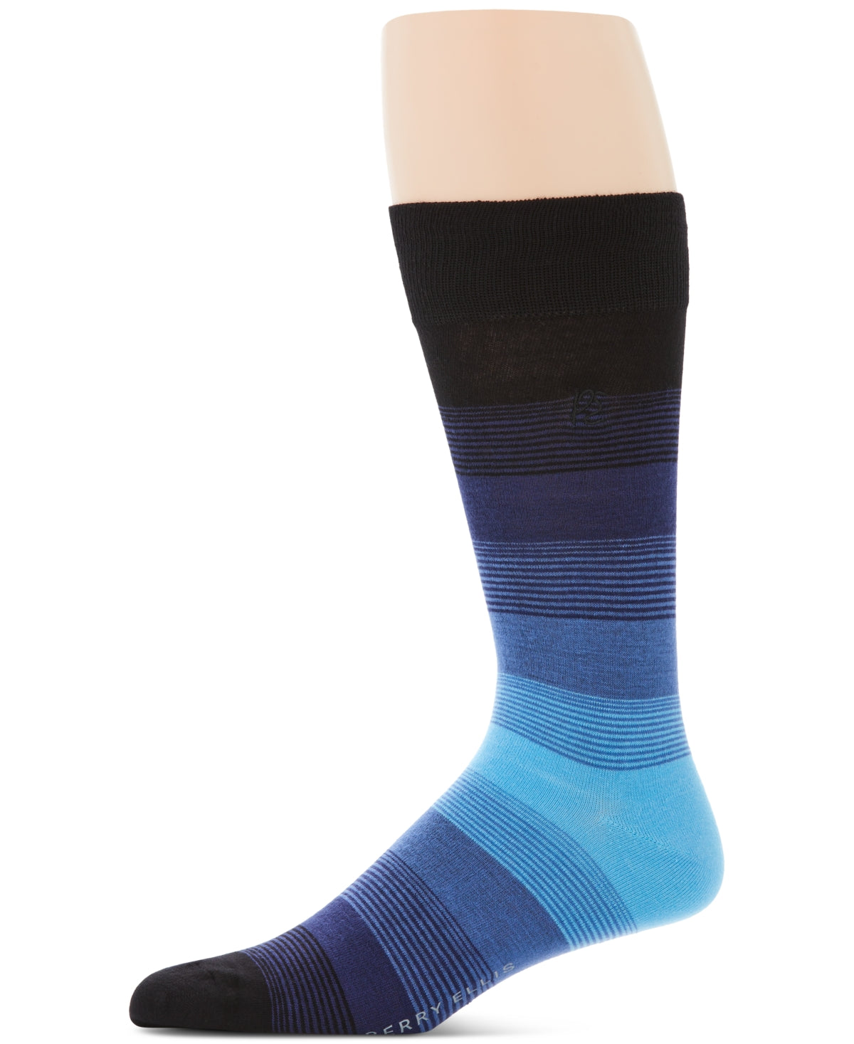 Perry Ellis Portfolio Mens Regular fit Crew Socks One Size Blue