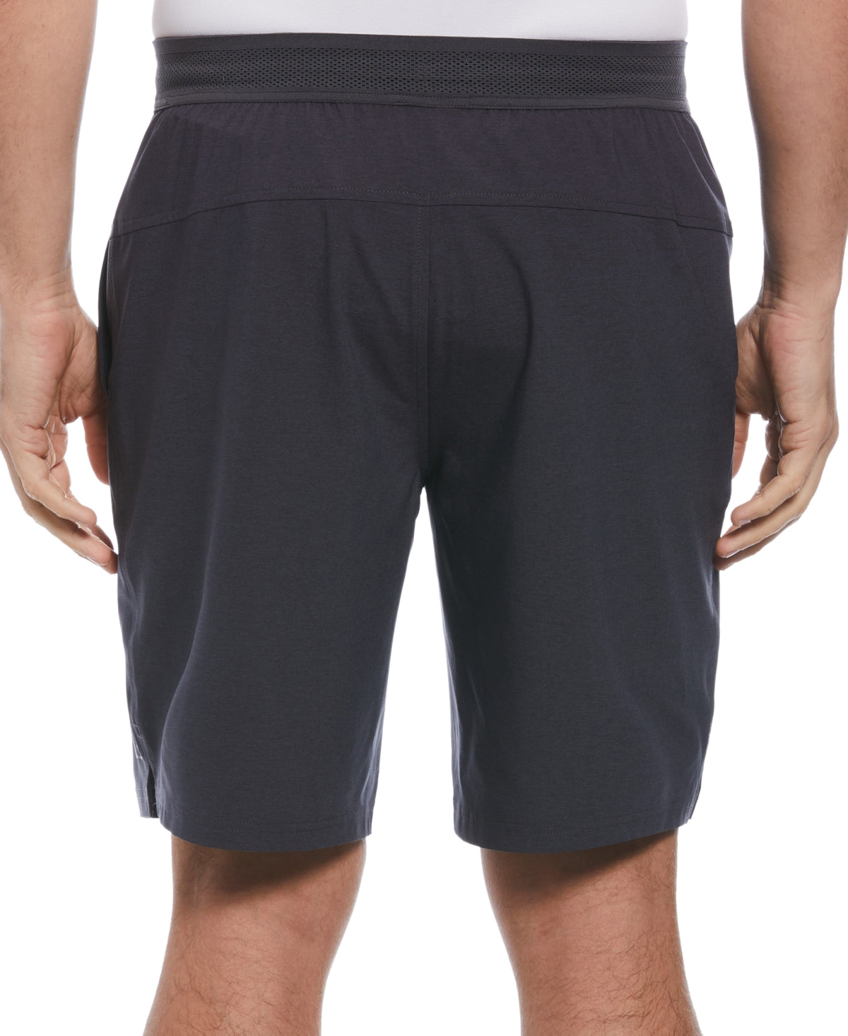 Pga Tour Men's 9 Pull on Golf Shorts Caviar Grey Medium