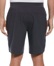 Pga Tour Men's 9 Pull on Golf Shorts Caviar Grey Medium