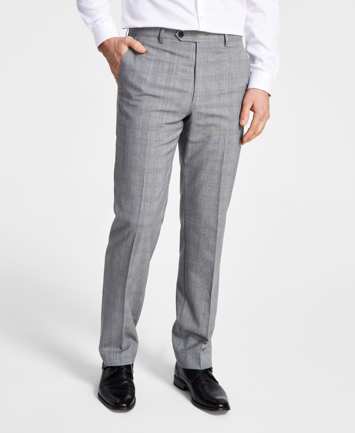 Lauren Ralph Lauren Mens Classic Fit UltraFlex Pants White Black 38 x 34