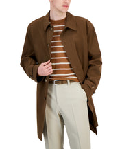 Lauren Ralph Lauren Mens Classic fit Raincoat Coat 40 L Brown Solid
