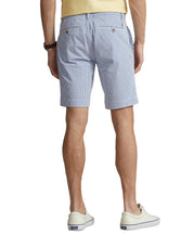 Polo Ralph Lauren Men's  Slim Fit Stretch Blue Seersucker Shorts Size 30