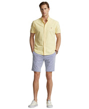 Polo Ralph Lauren Men's  Slim Fit Stretch Blue Seersucker Shorts Size 30