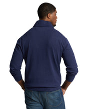 Polo Ralph Lauren Men's Big & Tall Jersey Shawl Collar Sweater 4LT 4XLT Blue
