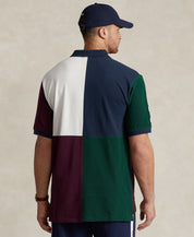 Polo Ralph Lauren Men's Big & Tall Cotton Big Pony Mesh Polo Shirt Navy 3XLT