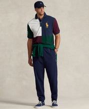 Polo Ralph Lauren Men's Big & Tall Cotton Big Pony Mesh Polo Shirt Navy 3XLT