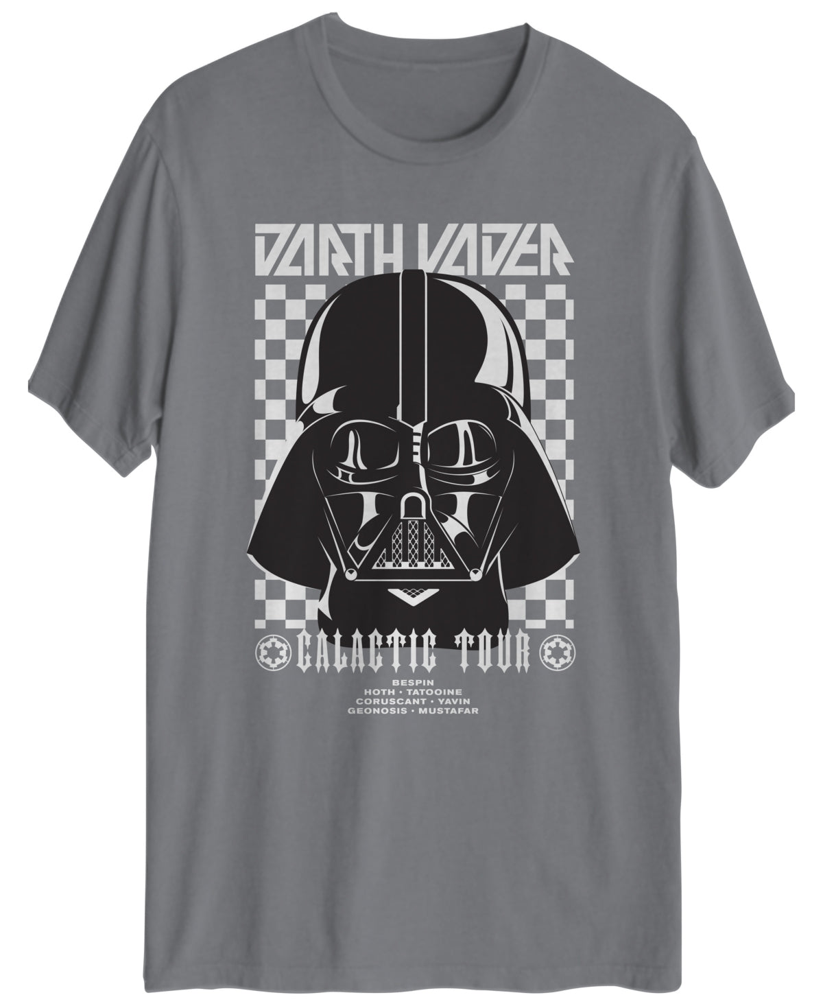 Hybrid Mens Regular fit Star Wars Short Sleeve T-Shirt Shirt Small Grey