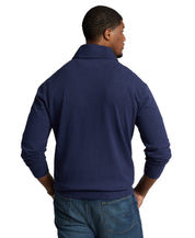 Polo Ralph Lauren Mens Shawl Sweatshirt Sweater Big Tall Jersey Navy Blue 4XB