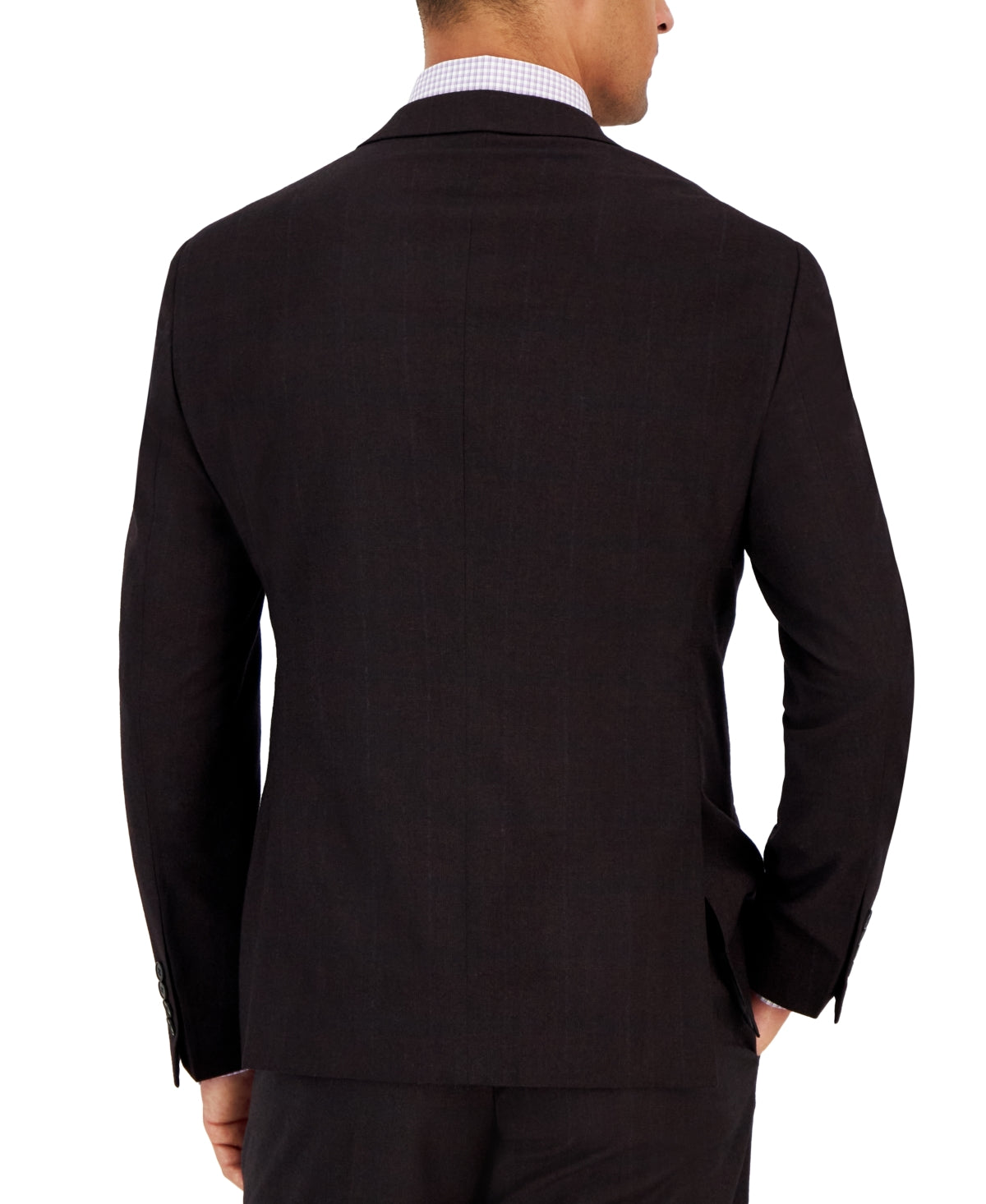 AX Armani Exchange Men's Slim-Fit Wool Suit Jacket 46R Brown