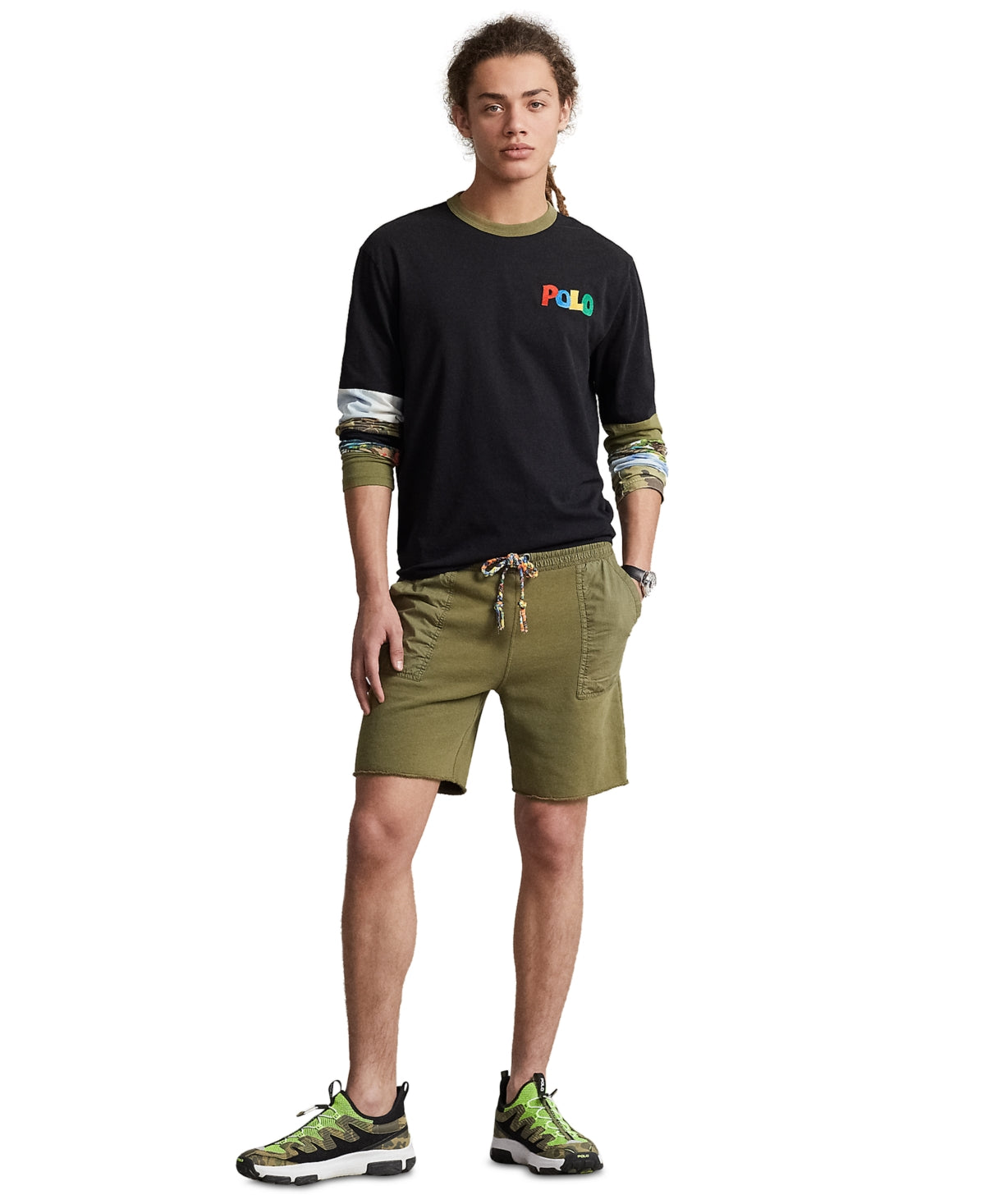 Polo Ralph Lauren Mens Classic Fit Logo Jersey Long Sleeve T Shirt  Black 2XL