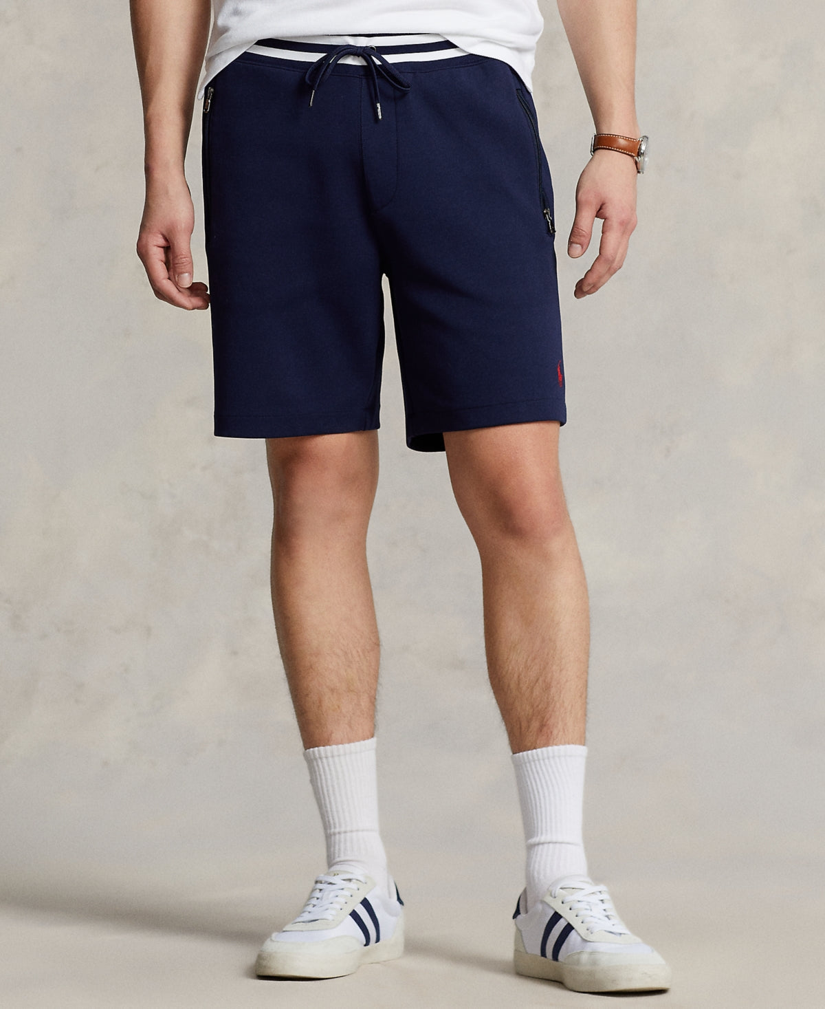 Polo Ralph Lauren Mens Classic fit Casual Shorts Large Blue Solid