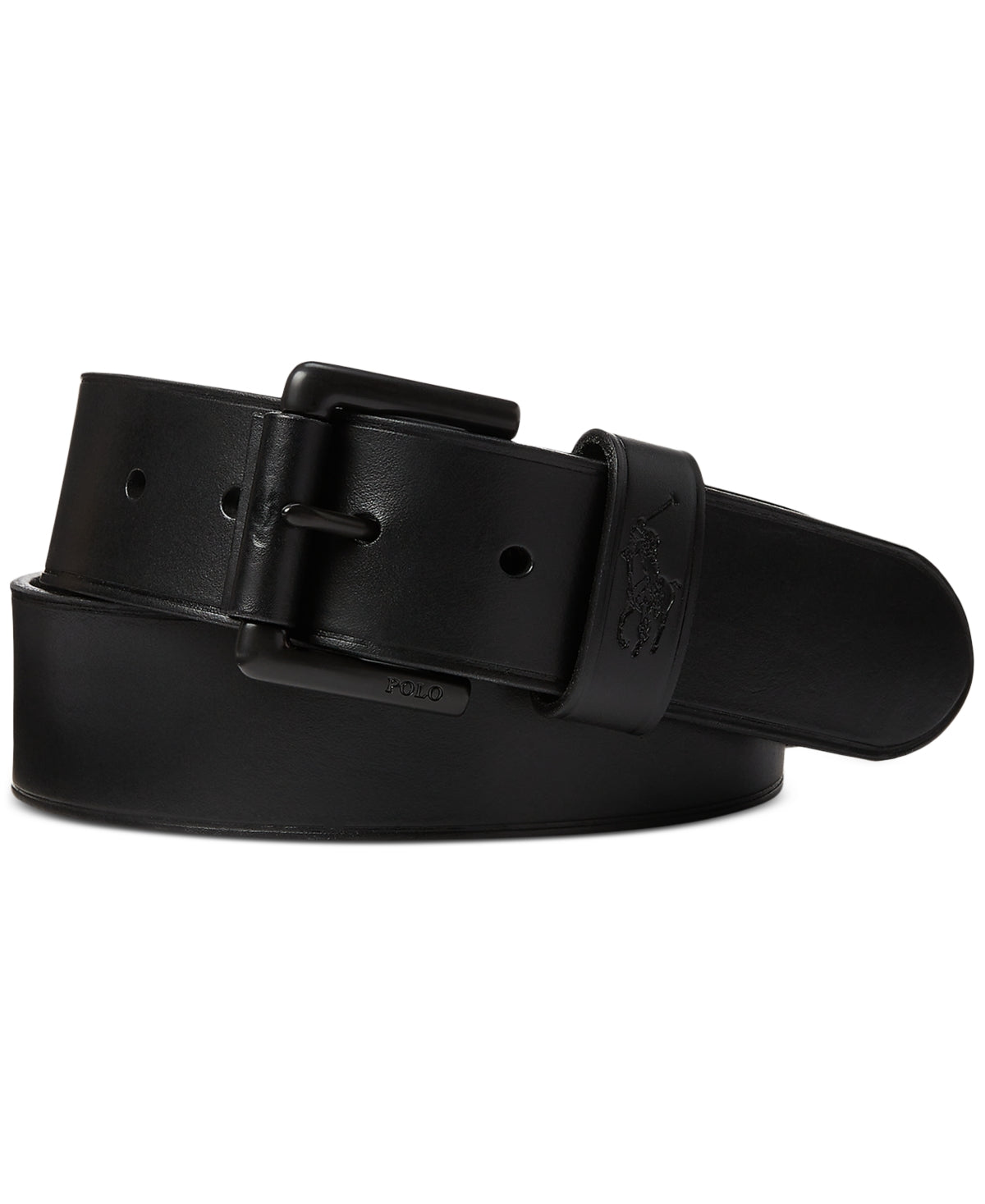 Polo Ralph Lauren Men's Leather Belt Black 40