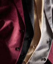 Alfani Mens Slim fit Velvet Sport Coat Blazer 40 S Burgundy Red Solid