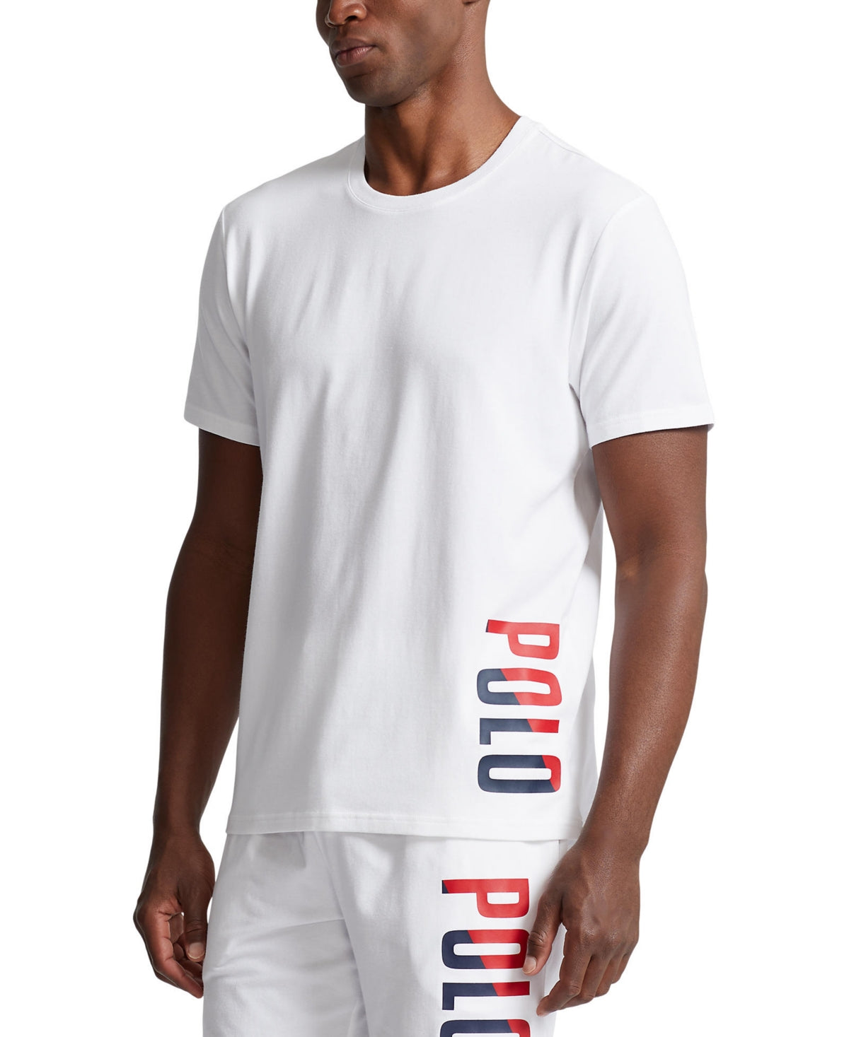 Polo Ralph Lauren Men's Short Sleeve Pajama T Shirt White Medium