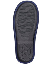 Club Room Men's Jake Slippers Holiday Lights Navy Blue Medium  8 - 9
