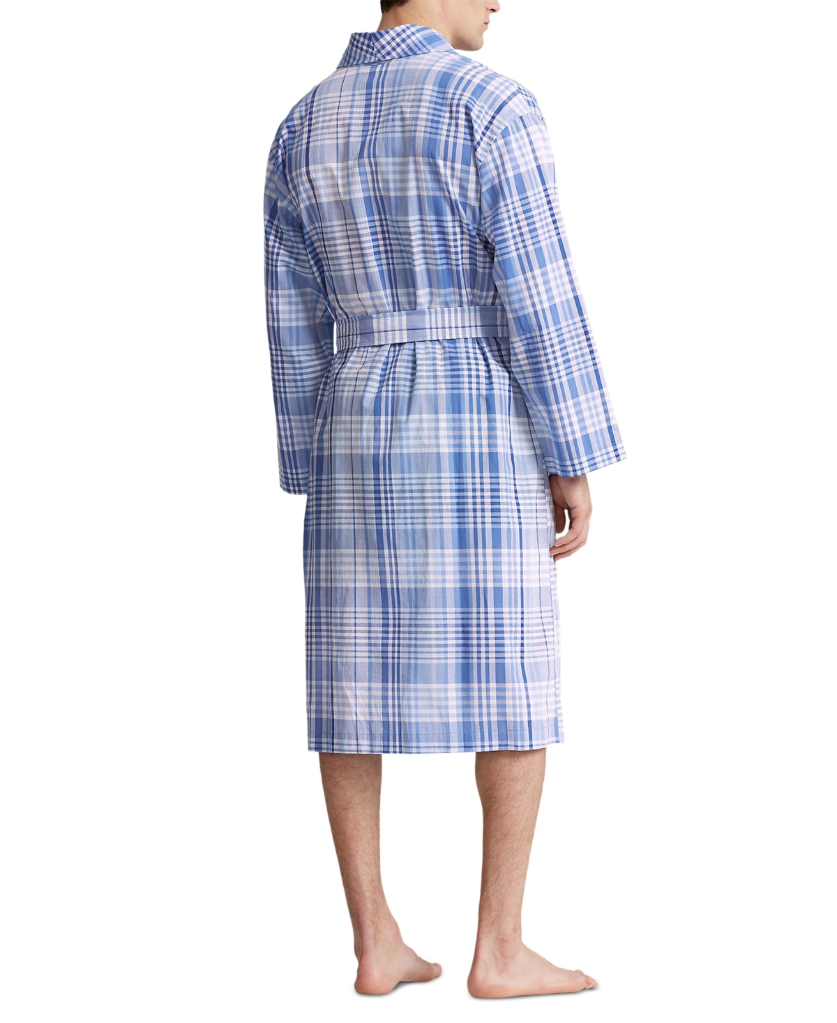 Polo Ralph Lauren Mens Woven Robe Blue Small Medium