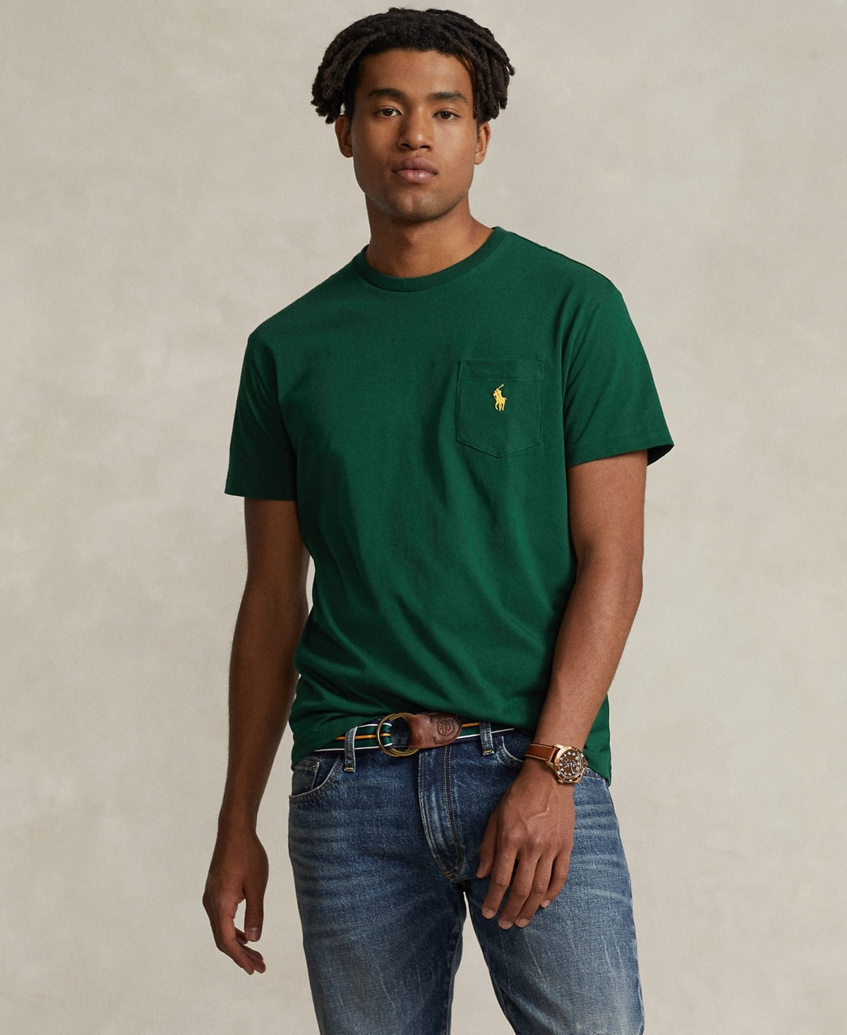 Polo Ralph Lauren Classic Fit Pocket T Shirt XXL 2XL Moss Green