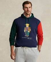 Polo Ralph Lauren Big & Tall Bear Fleece Hoodie Sweatshirt 2LT 2XLT Navy Blue